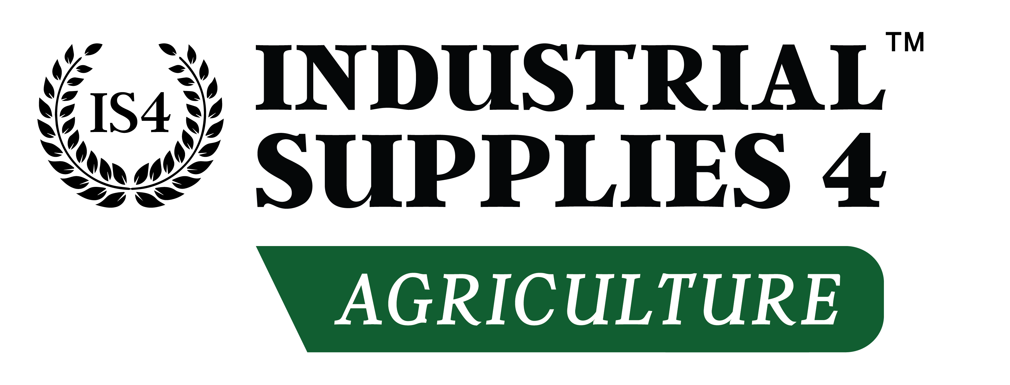 Industrial Supplies 4 Agriculture - Black Logo